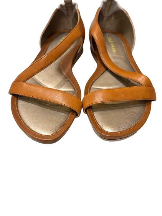 Cole Haan Shoes - Cole Haan & Nike Cognac Leather Crisscross Strappy Vacation Summer  Sandals sz 7